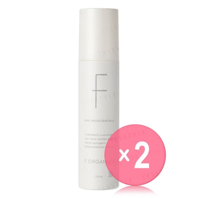 F ORGANICS-More Brightening Milk 2pcs Bundle Set