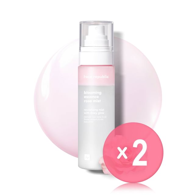 face republic-Blooming Essence Rose Mist 2pcs Bundle Set