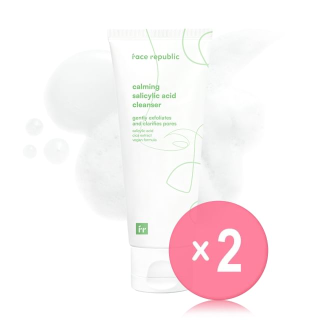 face republic-CalmingSalicylic Acid Cleanser 2pcs Bundle Set