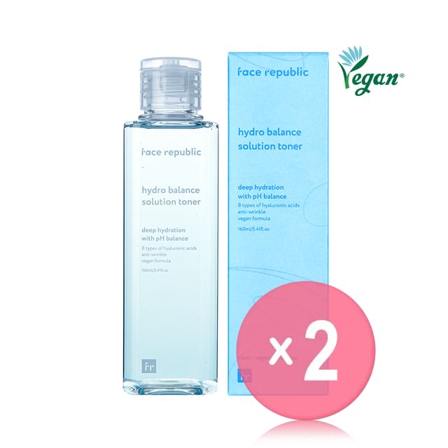 face republic-Hydro Balance Solution Toner 2pcs Bundle Set