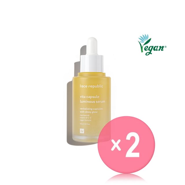 face republic-Vita Capsule Luminous Serum 2pcs Bundle Set