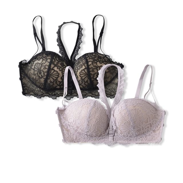 Faiar-Halter Lace Bra