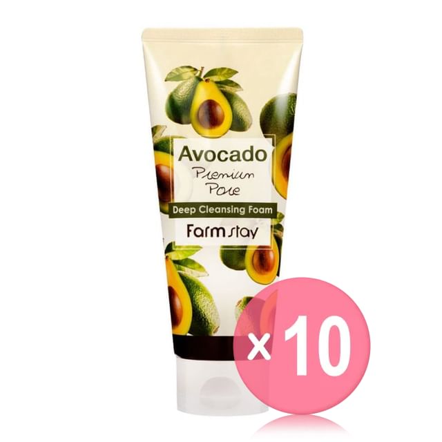 Farmstay-Avocado Premium Pore Deep Cleansing Foam 10pcs Bundle Set