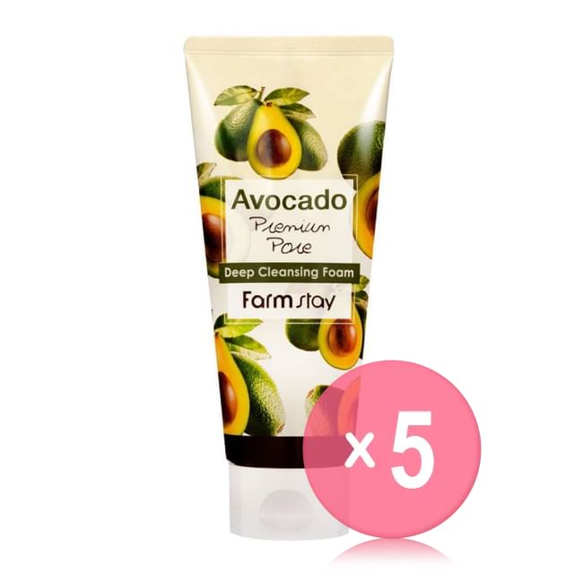 Farmstay-Avocado Premium Pore Deep Cleansing Foam 5pcs Bundle Set