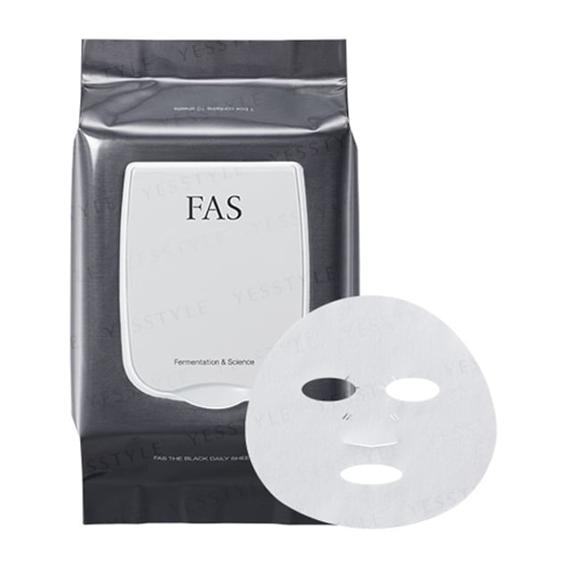 FAS-FAS The Black Daily Sheet Mask-10 Stück
