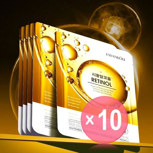 FAYANKOU-Retional Anti-Wrinkle Moisturizing Mask 10pcs Bundle Set