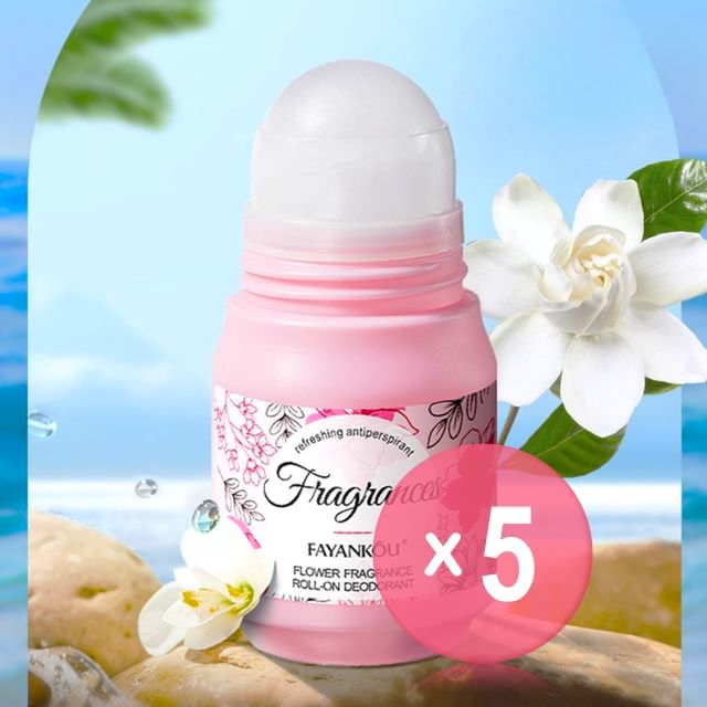 FAYANKOU-Roll-on Deodorant - 3 Types 5pcs Bundle Set