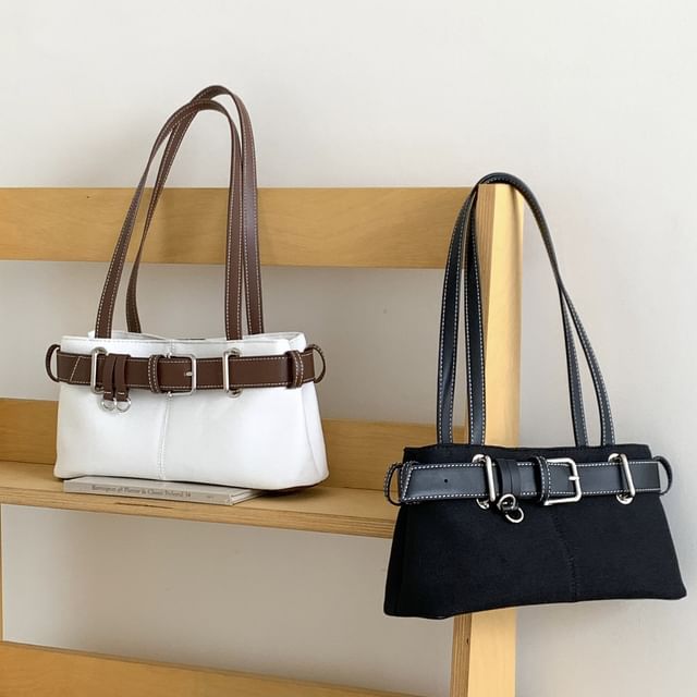 FAYLE-Belted Tote Bag