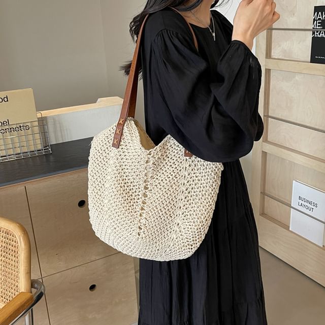 FAYLE-Crochet Tote Bag