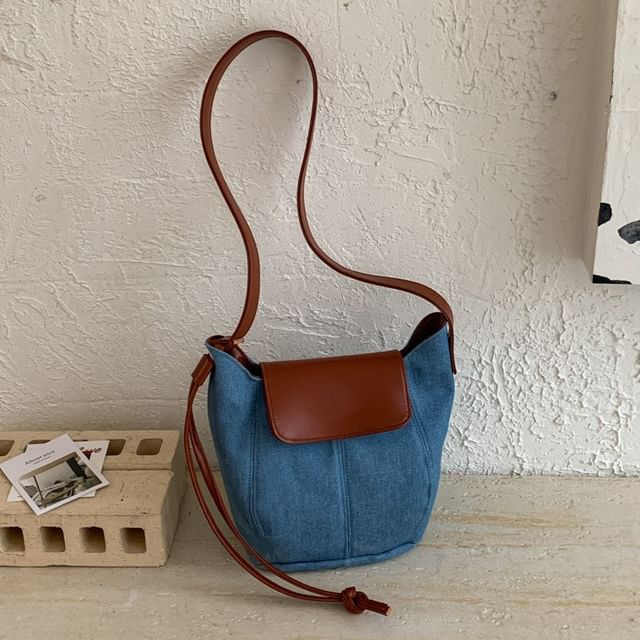 FAYLE-Denim Bucket Bag