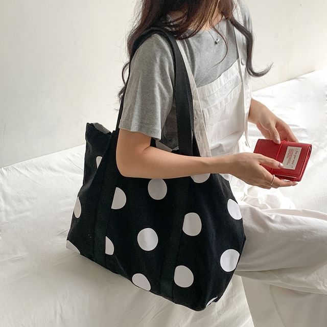 FAYLE-Dotted Tote Bag