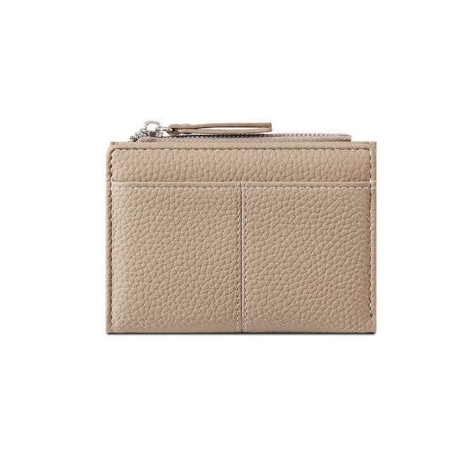FAYLE-Faux Leather Grained Bifold Short Wallet