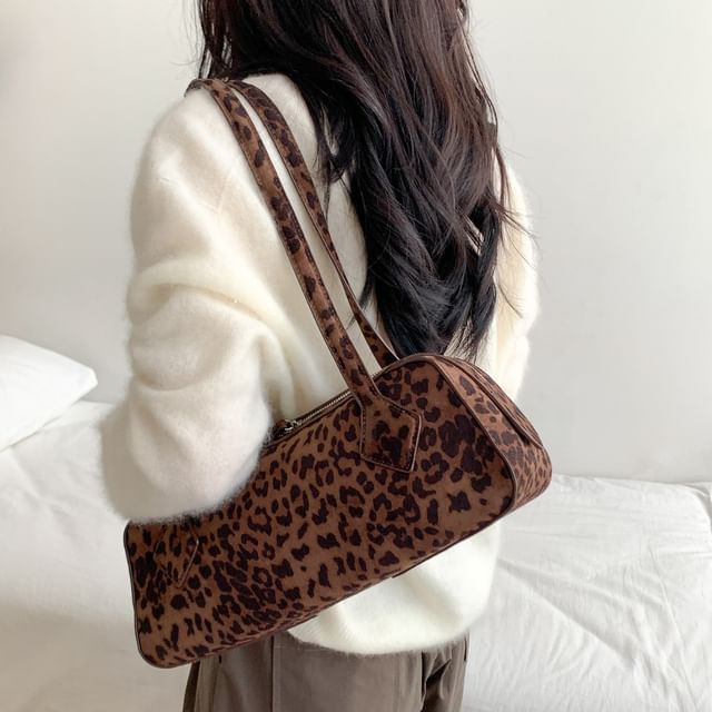 FAYLE-Faux Suede Shoulder Bag