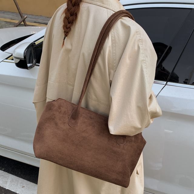 FAYLE-Faux Suede Tote Bag