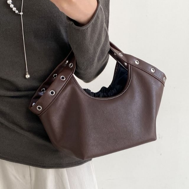 FAYLE-Grommet Crossbody Tote Bag
