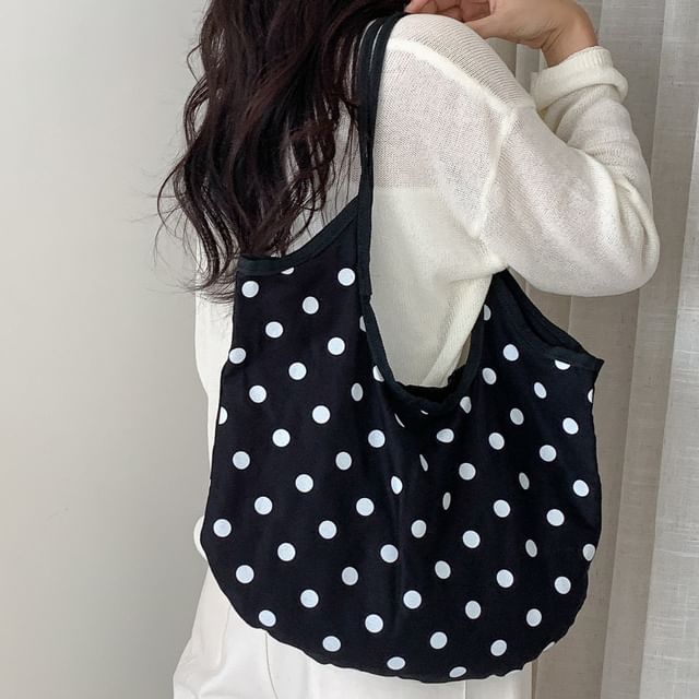 FAYLE-Polka Dot Tote Bag