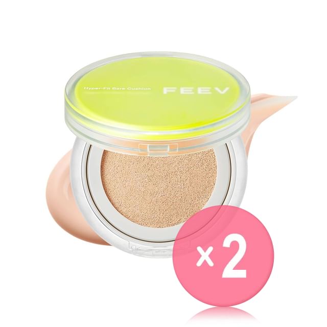FEEV-Hyper-Fit Bare Cushion - 3 Colors 2pcs Bundle Set