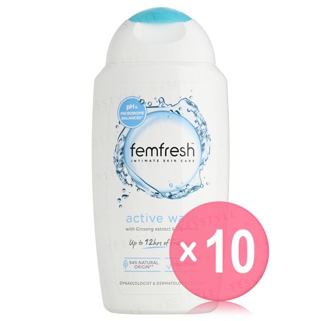 Femfresh-Intimate Active Wash 10pcs Bundle Set