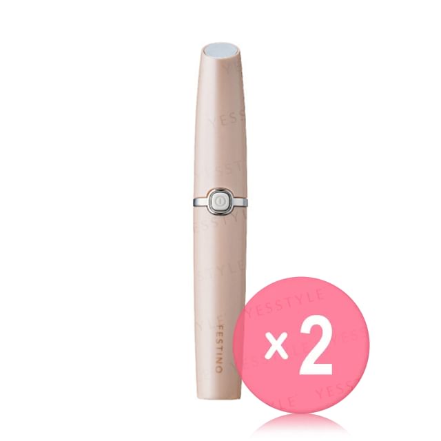 FESTINO-Eyebrow Shaver Pink 2pcs Bundle Set