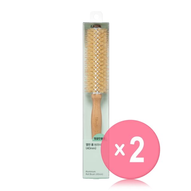 fillimilli-Aluminum Roll Brush 40mm 2pcs Bundle Set