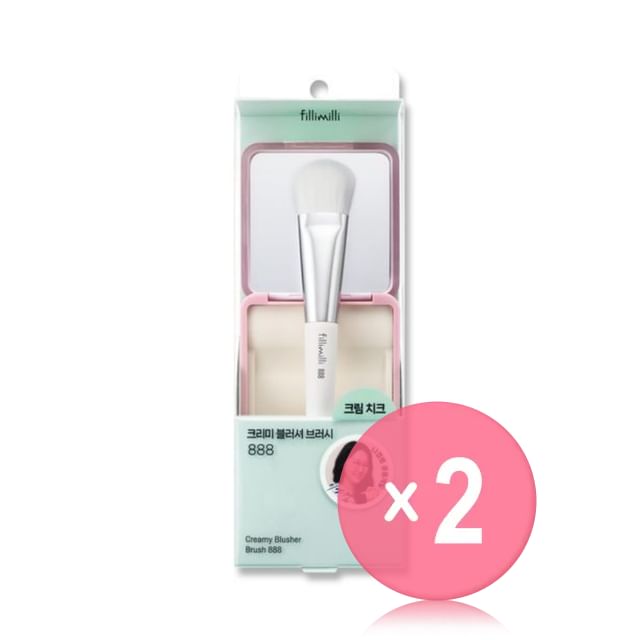 fillimilli-Creamy Blusher Brush 888 Set 2pcs Bundle Set