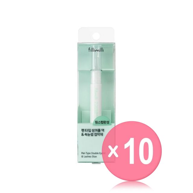 fillimilli-Pen Type Double Eyelid Lashes Glue 10pcs Bundle Set