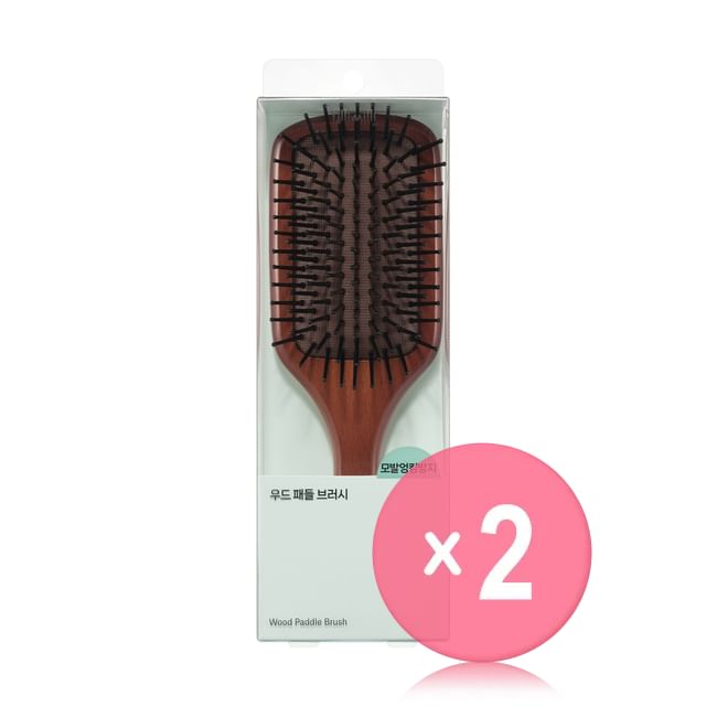 fillimilli-Wood Paddle Brush 2pcs Bundle Set