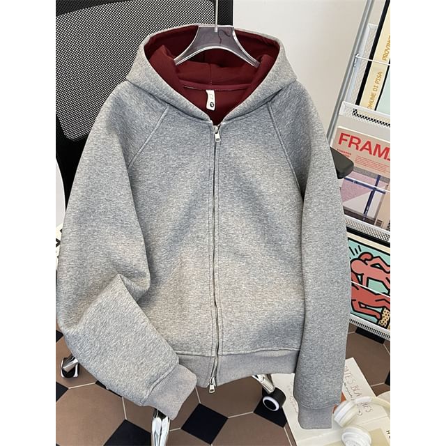 Filmas-Hooded Zip-Up Jacket