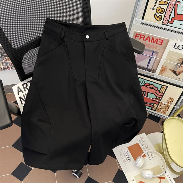 Filmas-Mid Rise Plain Shorts
