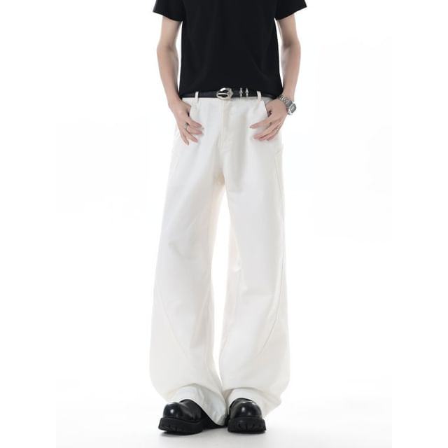 Filmas-Mid Waist Wide Leg Jeans