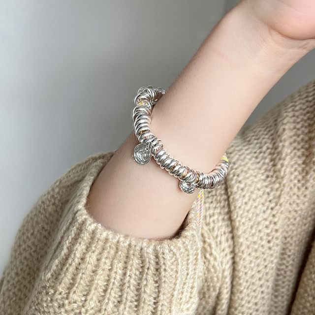 Fireflicka-Disc Alloy Bracelet
