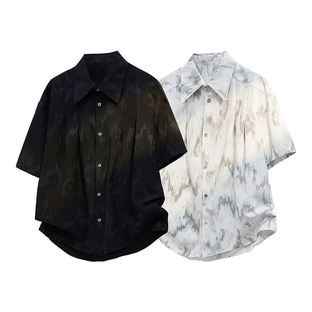 Fireon-Short-Sleeve Tie Dye Shirt