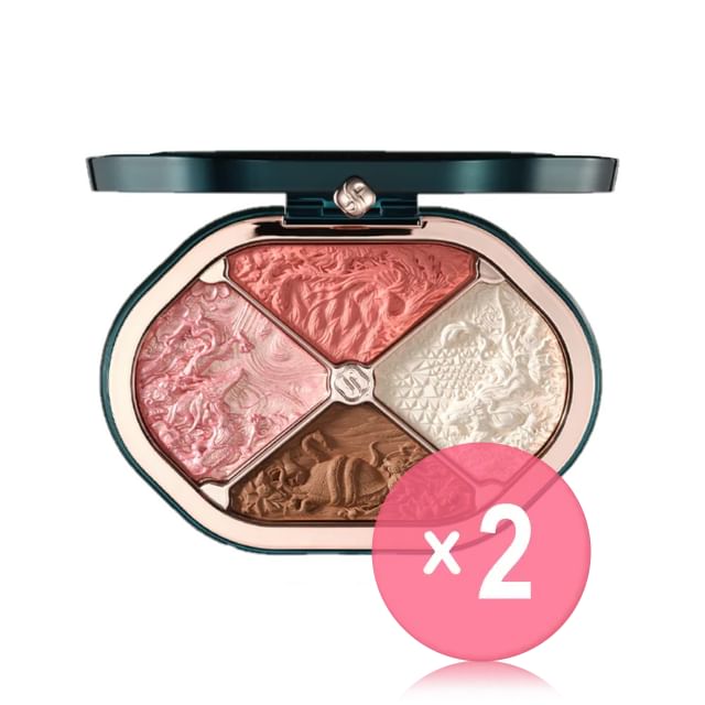 Florasis-Eastern Beasts Sculpting Makeup Palette - 3 Type 2pcs Bundle Set