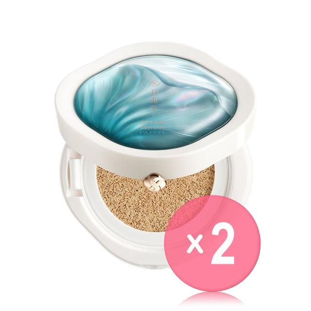Florasis-Flawless Jade Breathable Weightless Matte Cushion Foundation SPF50PA - 3 Shades 2pcs Bundle Set