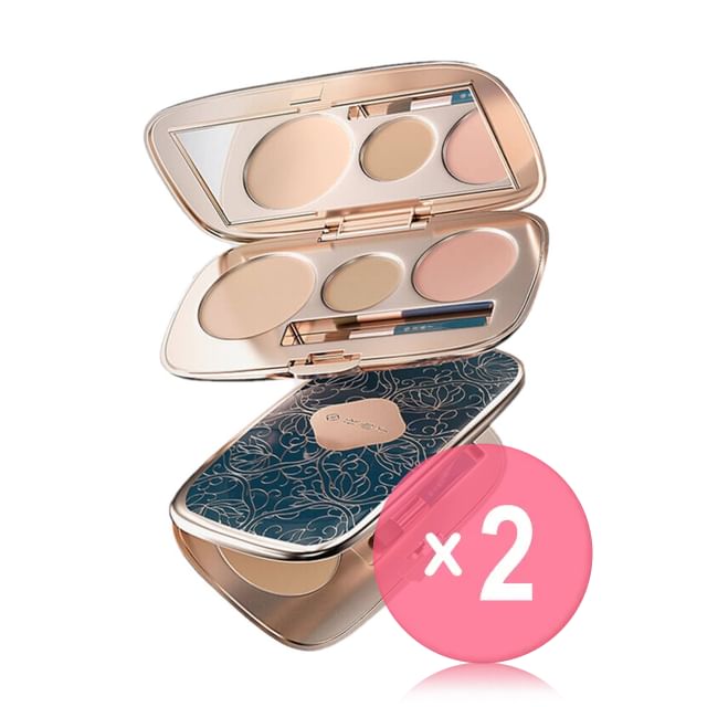 Florasis-Yurong Tri-Blossom Correcting Concealer - 3 Colors 2pcs Bundle Set