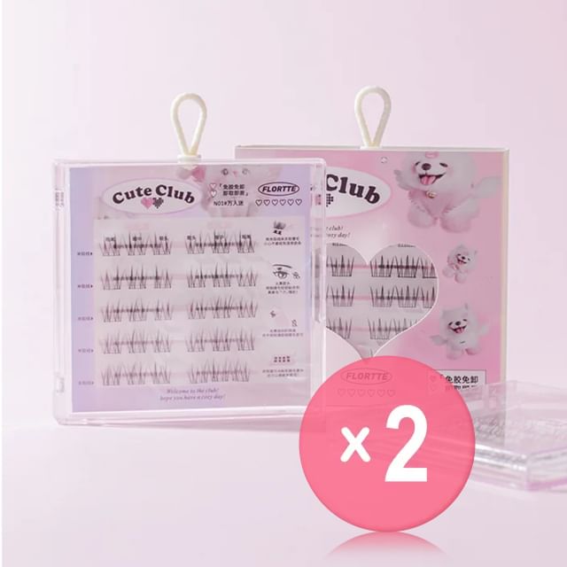 FLORTTE-Special Edition False Eyelashes - 5 Style 2pcs Bundle Set