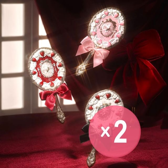 Flower Knows-Strawberry Cupid Hand Mirror - 3 Colors 2pcs Bundle Set