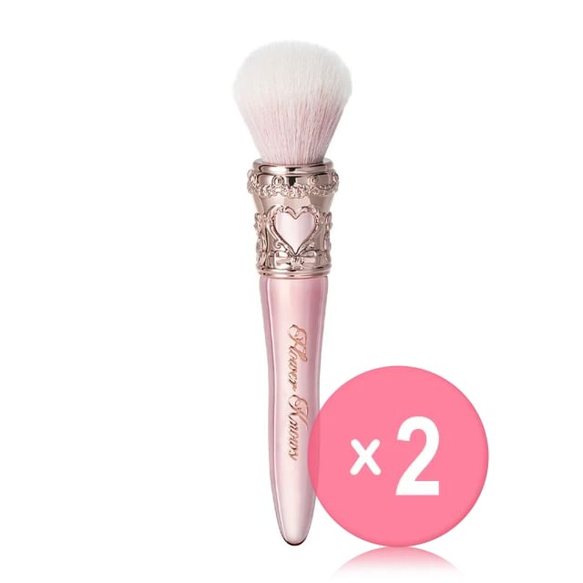 Flower Knows-The Sweetie Bear Rounded Blush Brush - 2 Colors 2pcs Bundle Set