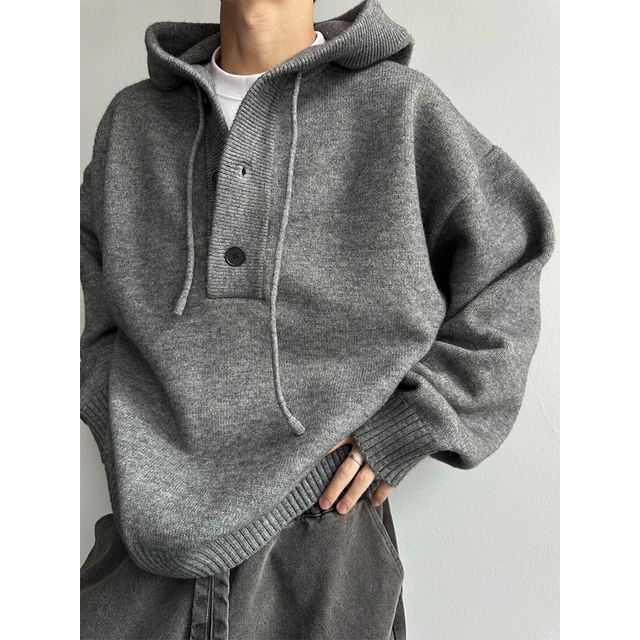 fluffush-Hoodie Plain Oversized Sweater