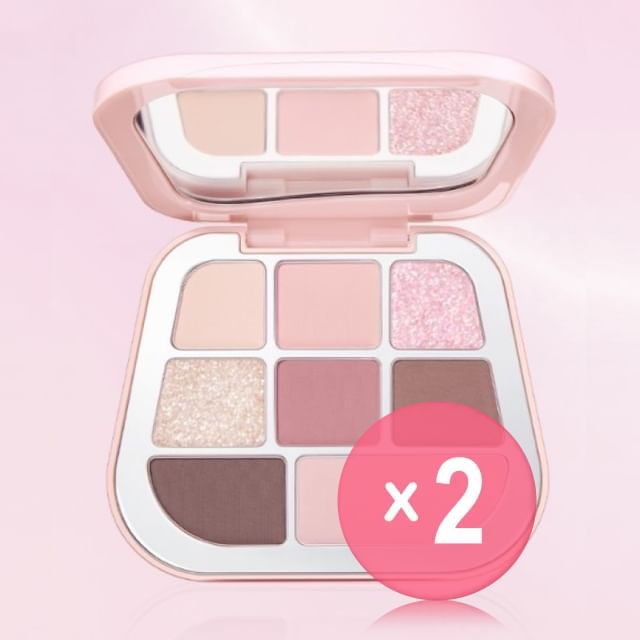 FOCALLURE-8 Shades Eyeshadow - How Beautiful 2pcs Bundle Set