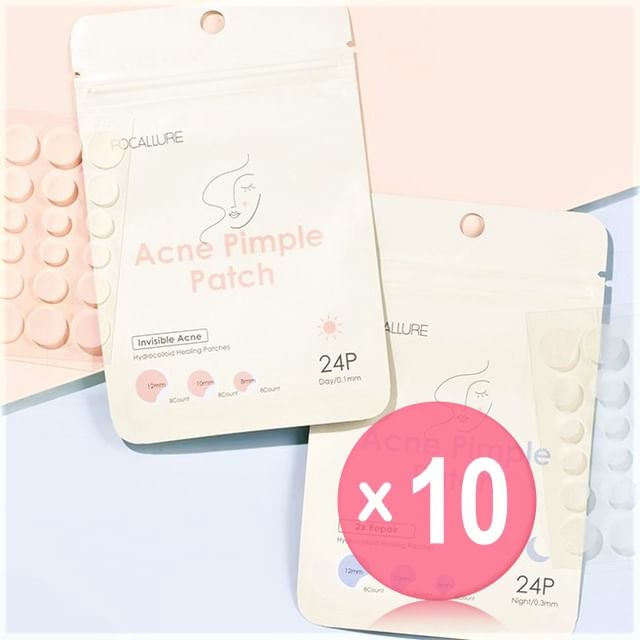 FOCALLURE-Acne Pimple Patch-Day Night 10pcs Bundle Set
