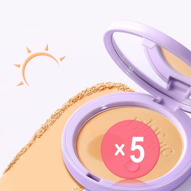 FOCALLURE-Blur Matte Pressed Powder - 3 Colors 5pcs Bundle Set