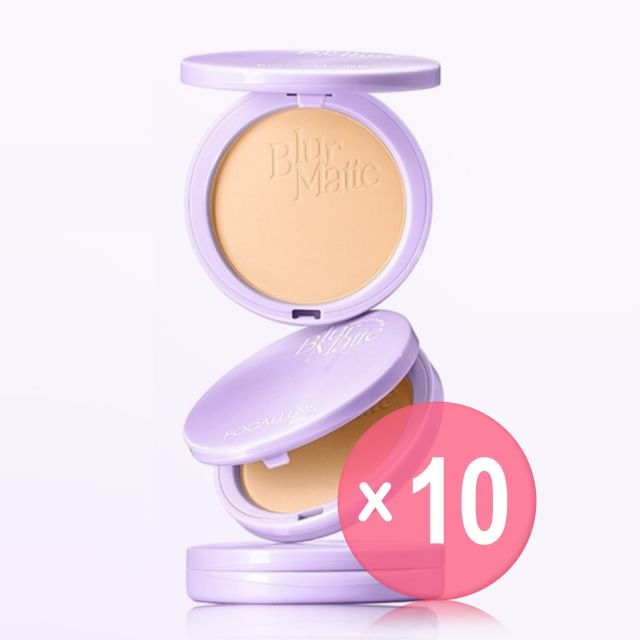FOCALLURE-Blur Matte Pressed Powder - 7 Colors 10pcs Bundle Set
