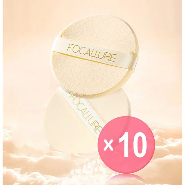 FOCALLURE-Circle Cushion Puff 10pcs Bundle Set