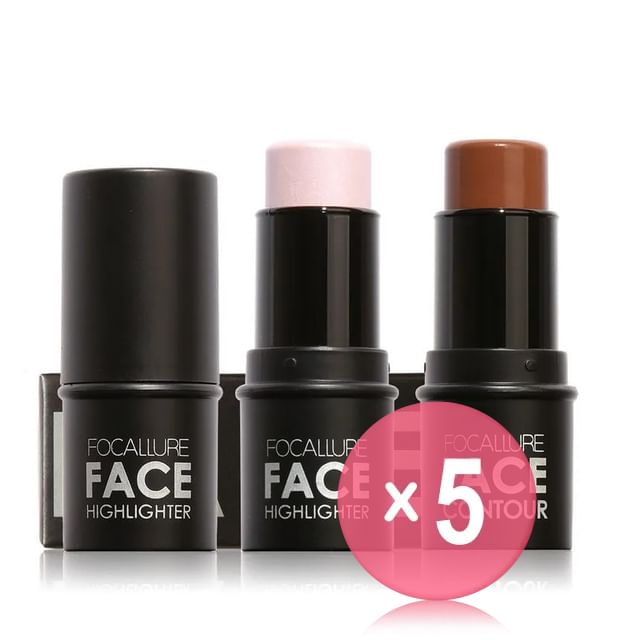 FOCALLURE-Highlighter Contour - 4 Colors 5pcs Bundle Set
