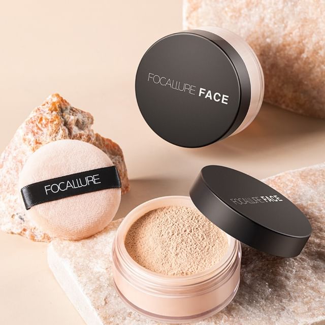 FOCALLURE-Invisible Finish Loose Setting Powder - Pó Solto Finalizador - 6 Cores