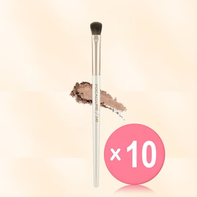 FOCALLURE-Medium Eyeshadow Brush 10pcs Bundle Set
