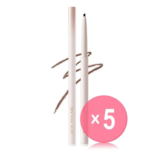 FOCALLURE-New Perfectly Defined Gel Eyeliner - 2 Colors 5pcs Bundle Set
