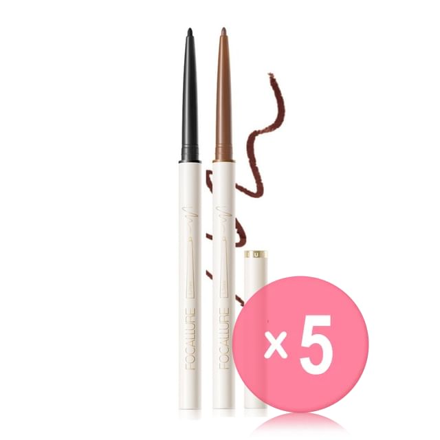 FOCALLURE-Perfectly Defined Gel Eyeliner - 5 Colors 5pcs Bundle Set
