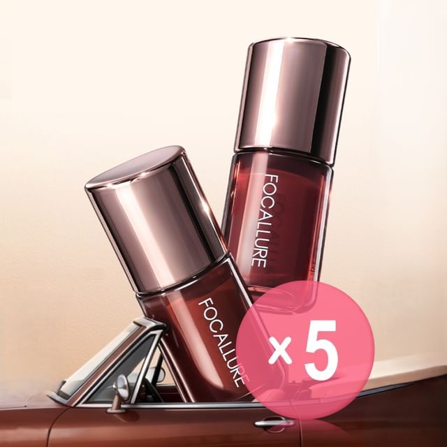 FOCALLURE-Toasted Plumping Lip Serum - 5 Colors 5pcs Bundle Set